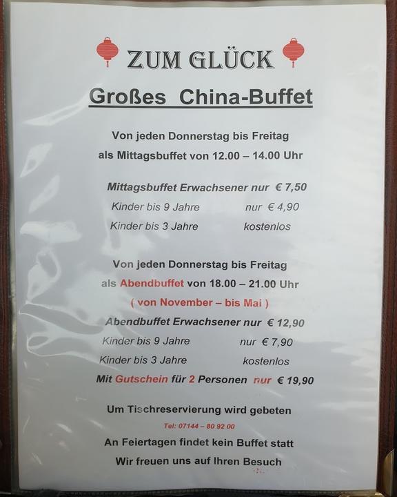 China Restaurant Zum Gluck